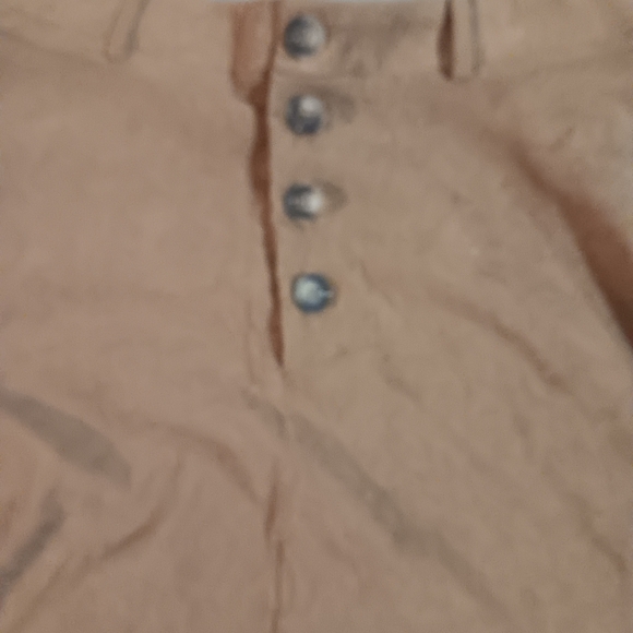 Elegant Tan A-Line Skirt - Picture 2 of 4